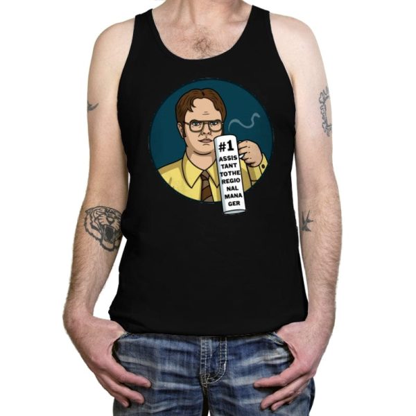 Assistant Number 1! - Tanktop Tanktop RIPT Apparel X-Small / Black