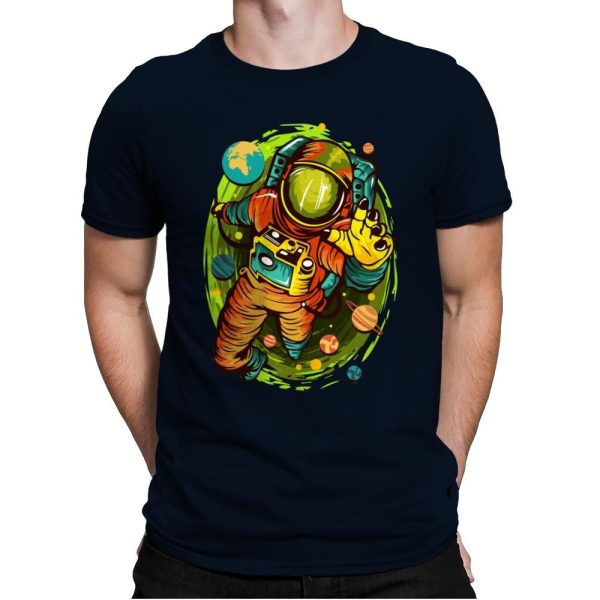 Astrophycho - Mens Premium T-Shirts RIPT Apparel Small / Midnight Navy