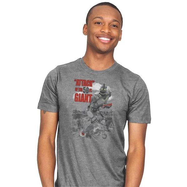 "Attack" of the 50 ft Giant Exclusive - Mens T-Shirts RIPT Apparel Small / Heather