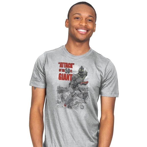 "Attack" of the 50 ft Giant Exclusive - Mens T-Shirts RIPT Apparel Small / Silver