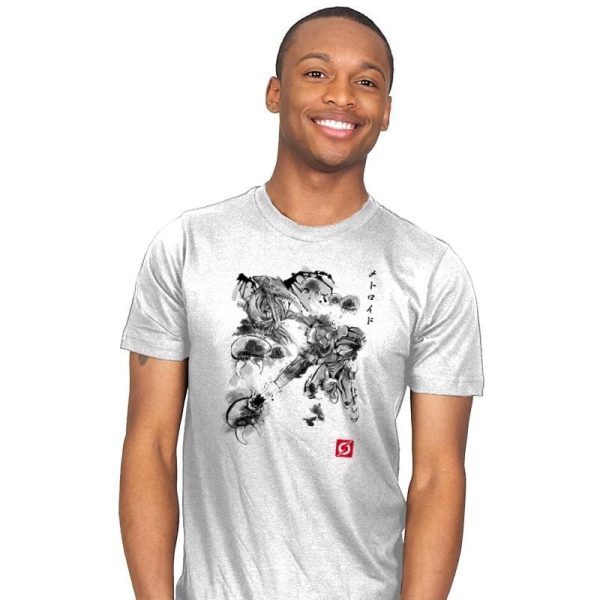 Attack of the Space Pirates Sumi-e - Sumi Ink Wars - Mens T-Shirts RIPT Apparel