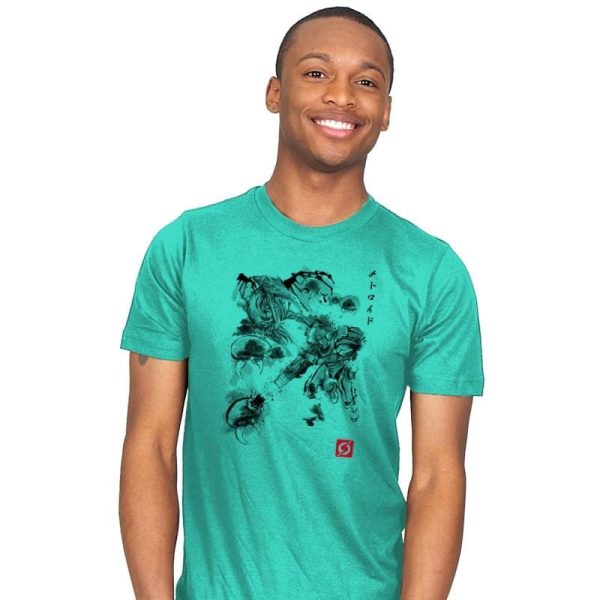 Attack of the Space Pirates Sumi-e - Sumi Ink Wars - Mens T-Shirts RIPT Apparel Small / Mint