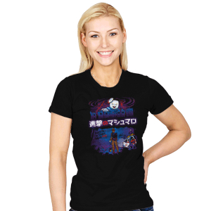 Attack on Marshmallow - Womens T-Shirts RIPT Apparel