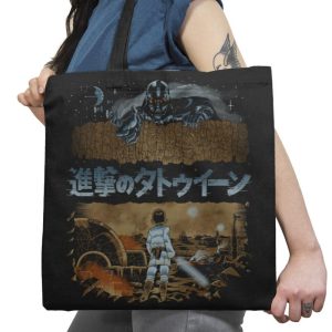 Attack on Tatooine Exclusive - Tote Bag Tote Bag RIPT Apparel 18x18 / Black