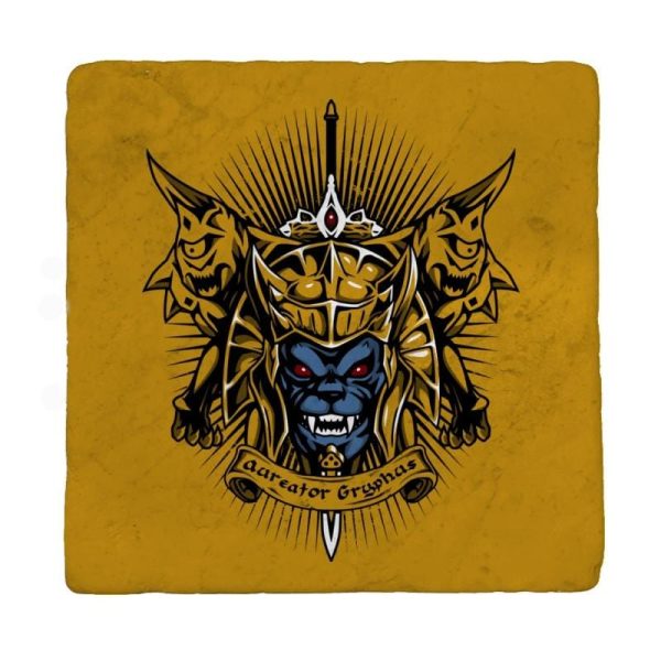 Aureator Gryphus - Zordwarts - Coasters Coasters RIPT Apparel 1 Coaster / Ginger
