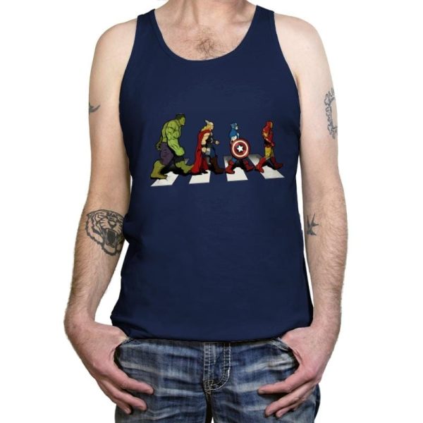 Avenger Road - Tanktop Tanktop RIPT Apparel X-Small / Navy