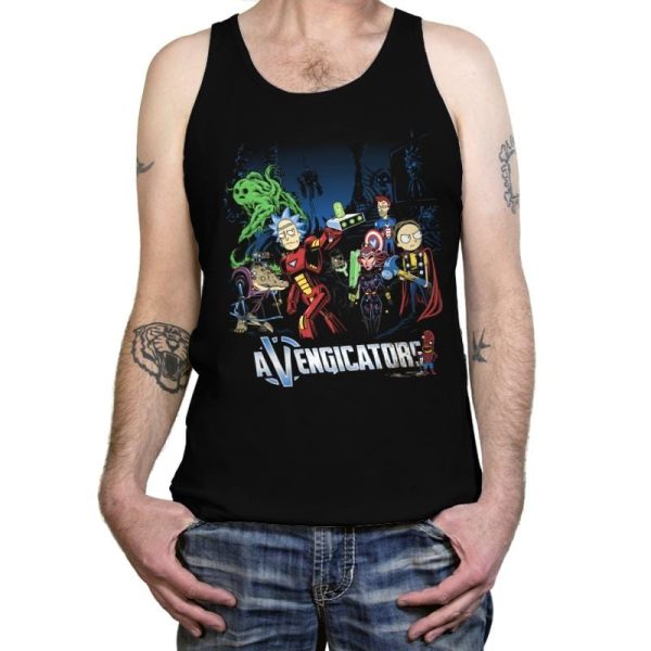 Avengicators - Best Seller - Tanktop Tanktop RIPT Apparel X-Small / Black