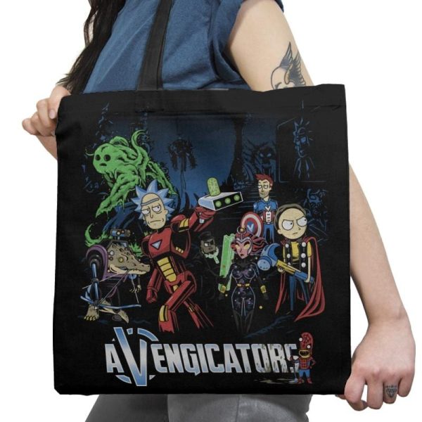Avengicators - Best Seller - Tote Bag Tote Bag RIPT Apparel 18x18 / Black