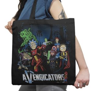 Avengicators - Best Seller - Tote Bag Tote Bag RIPT Apparel 18x18 / Black