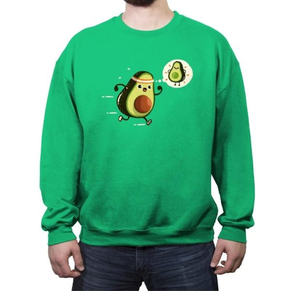 Avocardio - Crew Neck Sweatshirt Crew Neck Sweatshirt RIPT Apparel Small / Irish Green