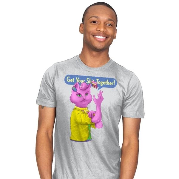 Aw Fish - Mens T-Shirts RIPT Apparel Small / Silver