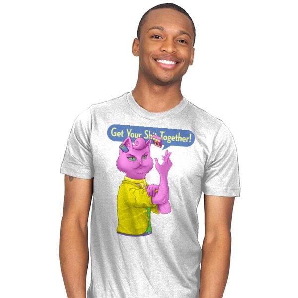 Aw Fish - Mens T-Shirts RIPT Apparel Small / White