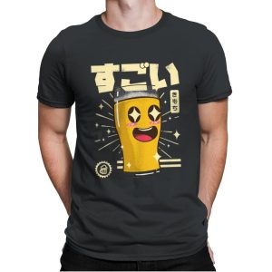 Awesome Glass Of Beer - Mens Premium T-Shirts RIPT Apparel Small / Heavy Metal
