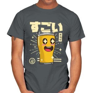 Awesome Glass Of Beer - Mens T-Shirts RIPT Apparel Small / Charcoal