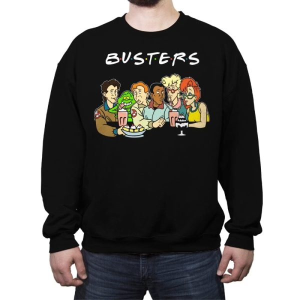 B-u-s-t-e-r-s - Crew Neck Sweatshirt Crew Neck Sweatshirt RIPT Apparel Small / Black