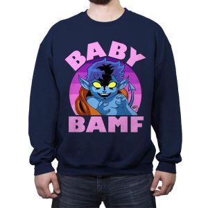 Baby Bamf - Crew Neck Sweatshirt Crew Neck Sweatshirt RIPT Apparel Small / Navy