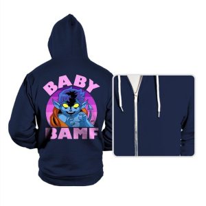 Baby Bamf - Hoodies Hoodies RIPT Apparel Small / Navy