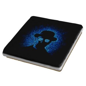 Baby Blue - Pop Impressionism - Coasters Coasters RIPT Apparel 1 Coaster / Black