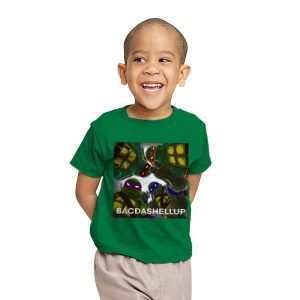 Bacdashellup - Youth T-Shirts RIPT Apparel X-small / Kelly