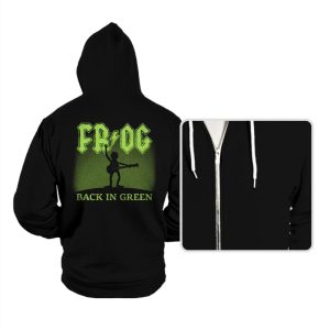 Back in Green - Hoodies Hoodies RIPT Apparel Small / Black