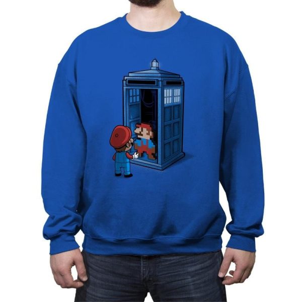 Back to 8 Bits - Gamer Paradise - Crew Neck Sweatshirt Crew Neck Sweatshirt RIPT Apparel Small / Royal