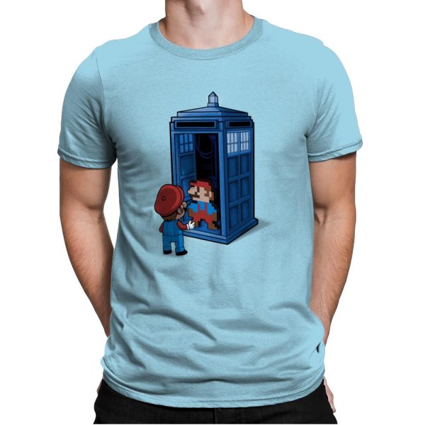 Back to 8 Bits - Gamer Paradise - Mens Premium T-Shirts RIPT Apparel Small / Light Blue