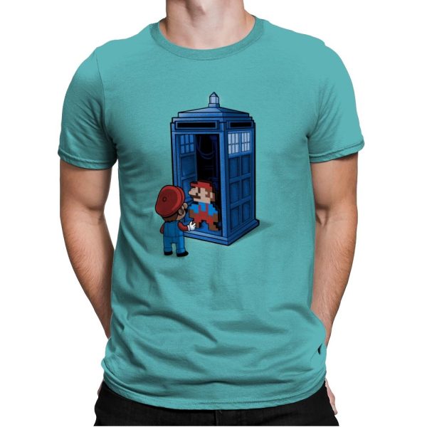 Back to 8 Bits - Gamer Paradise - Mens Premium T-Shirts RIPT Apparel Small / Tahiti Blue