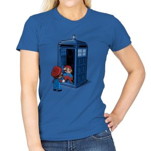 Back to 8 Bits - Gamer Paradise - Womens T-Shirts RIPT Apparel Small / Royal