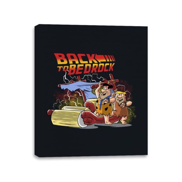 Back to Bedrock - Canvas Wraps Canvas Wraps RIPT Apparel 11x14 / Black