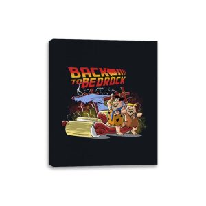 Back to Bedrock - Canvas Wraps Canvas Wraps RIPT Apparel 8x10 / Black