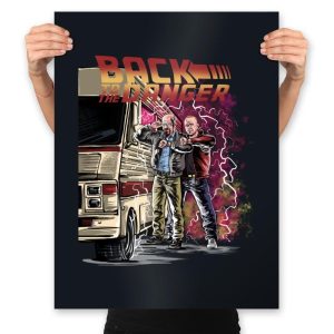 Back to the Danger - Prints Posters RIPT Apparel 18x24 / Black