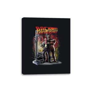 Back to the Hyperspace - Canvas Wraps Canvas Wraps RIPT Apparel 8x10 / Black