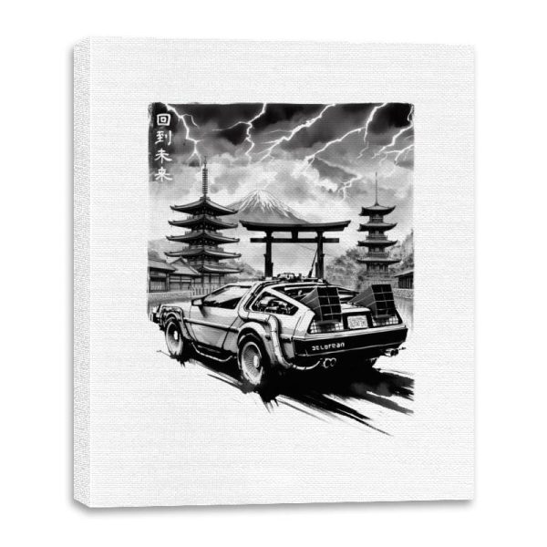 Back to the Japan Temple - Canvas Wraps Canvas Wraps RIPT Apparel 16x20 / White