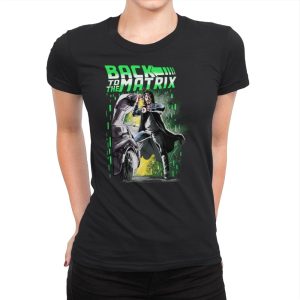 Back to the Matrix - Womens Premium T-Shirts RIPT Apparel Small / Black
