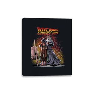 Back to the Middle-Earth - Canvas Wraps Canvas Wraps RIPT Apparel 8x10 / Black