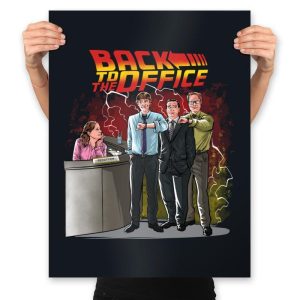 Back to the Office - Prints Posters RIPT Apparel 18x24 / Black