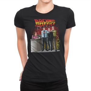 Back to the Office - Womens Premium T-Shirts RIPT Apparel Small / Black