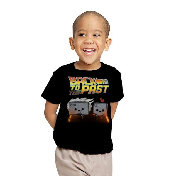 Back To The Past - Raffitees - Youth T-Shirts RIPT Apparel X-small / Black