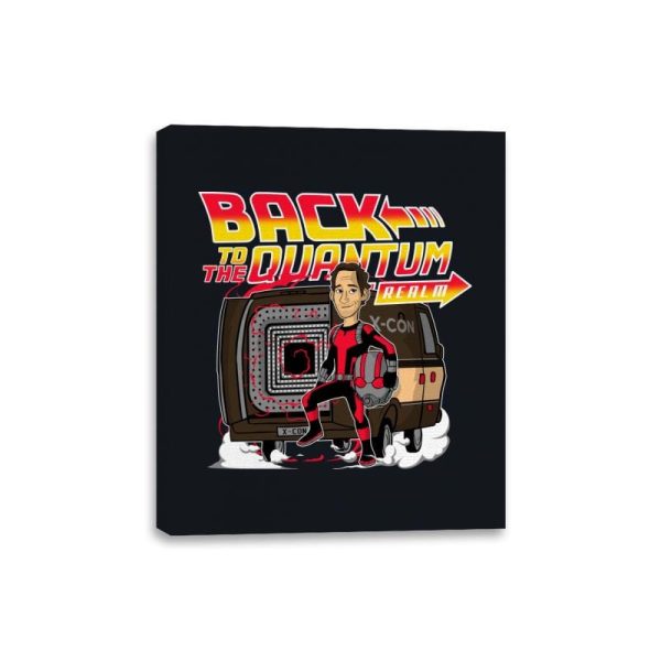 Back to the Quantum Realm - Canvas Wraps Canvas Wraps RIPT Apparel 8x10 / Black