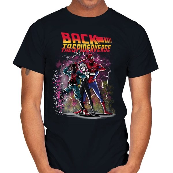 Back to the Spiderverse - Shirt Club - Mens T-Shirts RIPT Apparel Small / Black