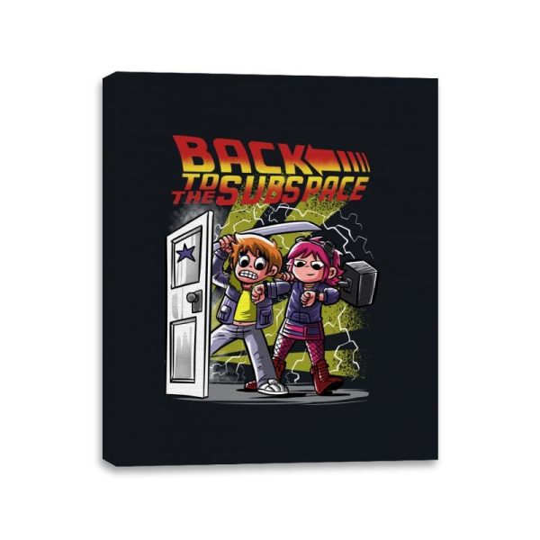 Back to the Subspace - Canvas Wraps Canvas Wraps RIPT Apparel 11x14 / Black