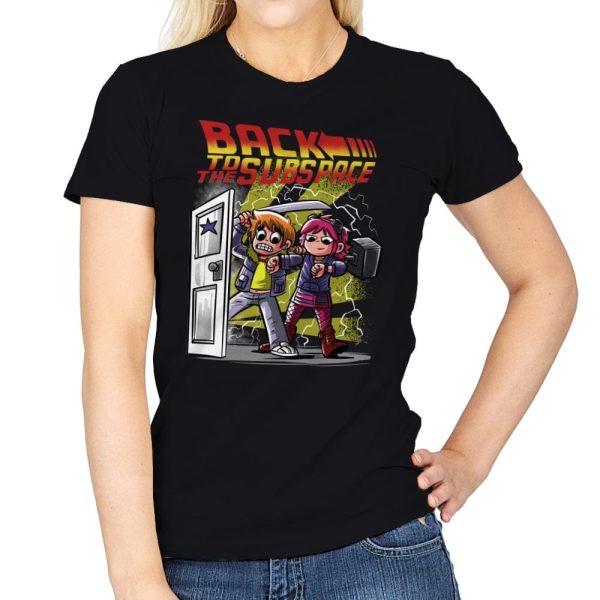 Back to the Subspace - Womens T-Shirts RIPT Apparel Small / Black