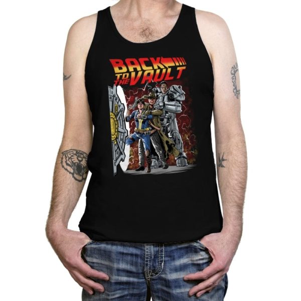 Back to the Vault - Tanktop Tanktop RIPT Apparel X-Small / Black