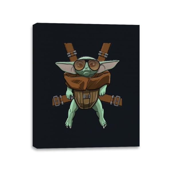 Bad Baby - Canvas Wraps Canvas Wraps RIPT Apparel 11x14 / Black