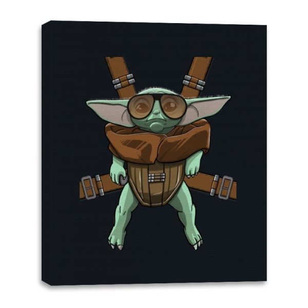 Bad Baby - Canvas Wraps Canvas Wraps RIPT Apparel 16x20 / Black