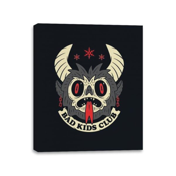 Bad Kids Club - Canvas Wraps Canvas Wraps RIPT Apparel 11x14 / Black