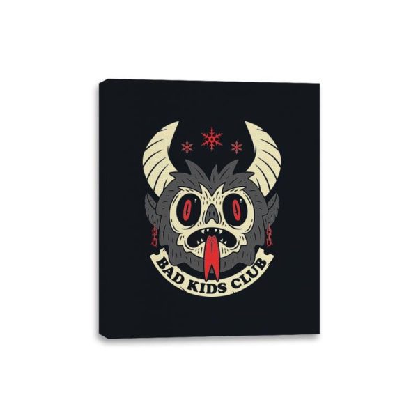 Bad Kids Club - Canvas Wraps Canvas Wraps RIPT Apparel 8x10 / Black