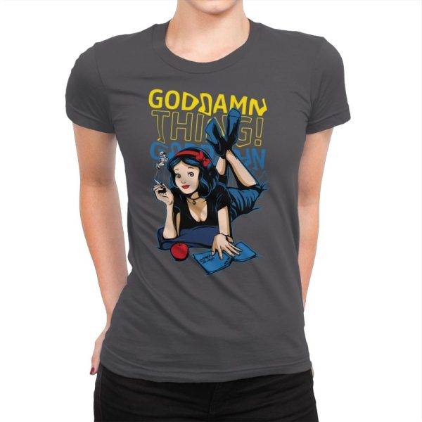 Bad Princess - Womens Premium T-Shirts RIPT Apparel Small / Heavy Metal