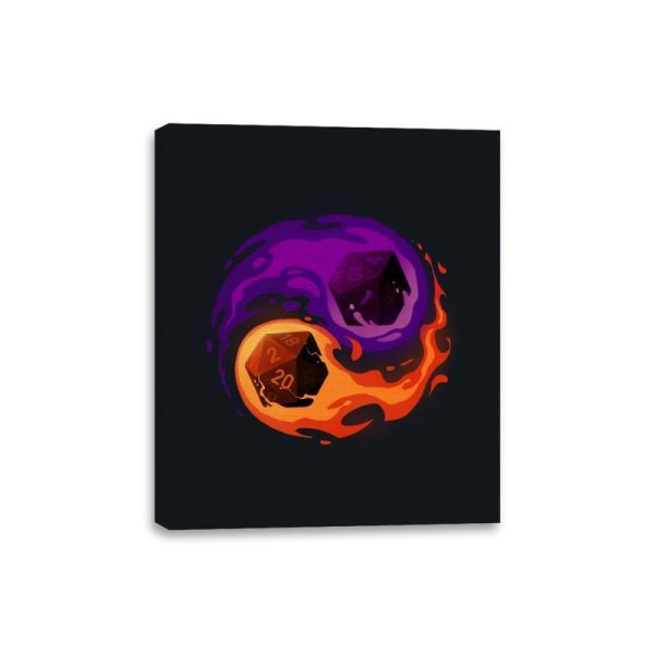 Balance Game - Canvas Wraps Canvas Wraps RIPT Apparel 8x10 / Black