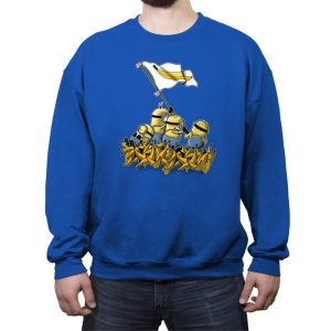 Banana Flag - Despicable Tees - Crew Neck Sweatshirt Crew Neck Sweatshirt RIPT Apparel